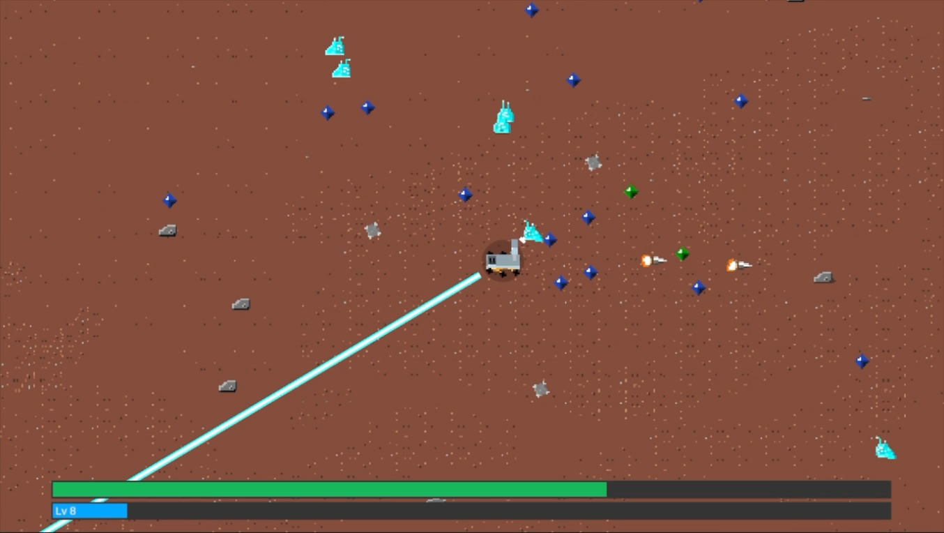 Screenshot of Martian Survivors